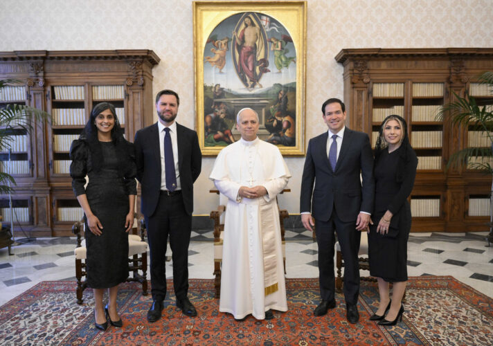 Pope Leo XIV and JD Vance meet ahead of US-led diplomatic flurry to reach ceasefire in Ukraine